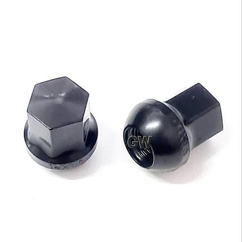 Колесные гайки М14х1.5 черные сферические (10 шт.) 2