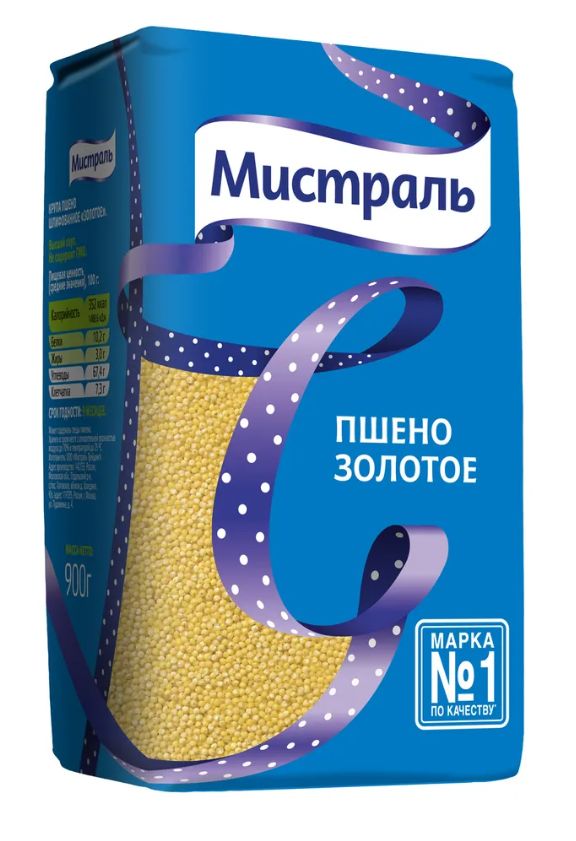 Мистраль Пшено, золотое, 900 г