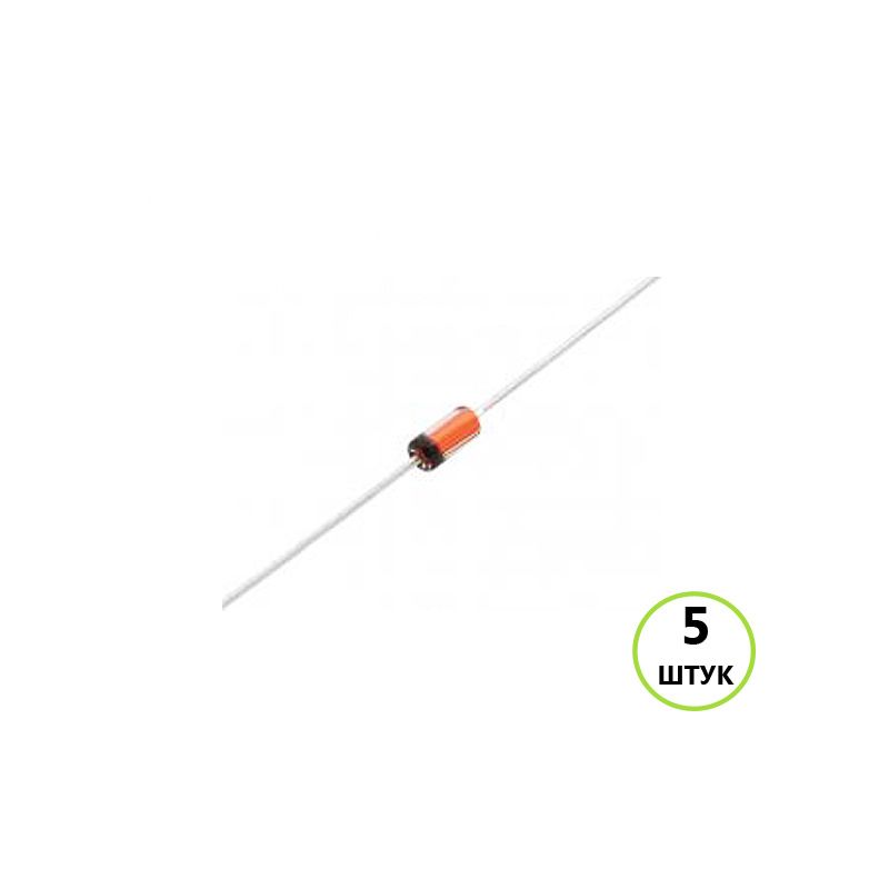 Диод 1SS86 - Silicon Schottky Barrier Diode for UHF TV Tuner Mixer, DO-35, 5 штук