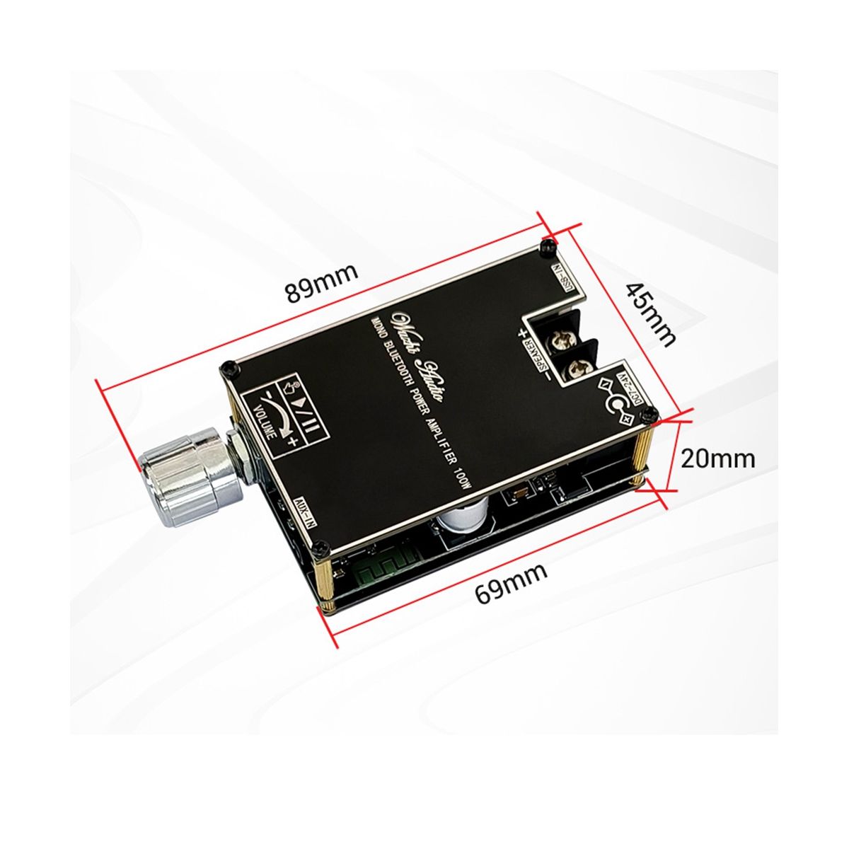 МонофоническийаудиоусилительBluetooth100ВтсфункциейTWSBoxTPA3116D2BT5.1СтереоаудиомодульDC7-24VZK-1001B