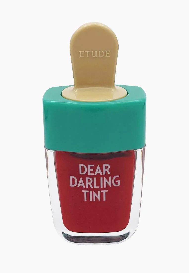 Дарлинг тени. Etude` Dear Darling Water Gel Tint Ice Cream тон pk004 redbeen.
