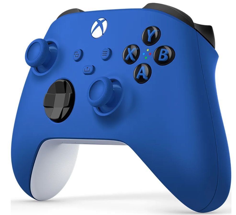 Microsoft Геймпад Xbox Series X/S Wireless Controller (Shock Blue), Bluetooth, синий