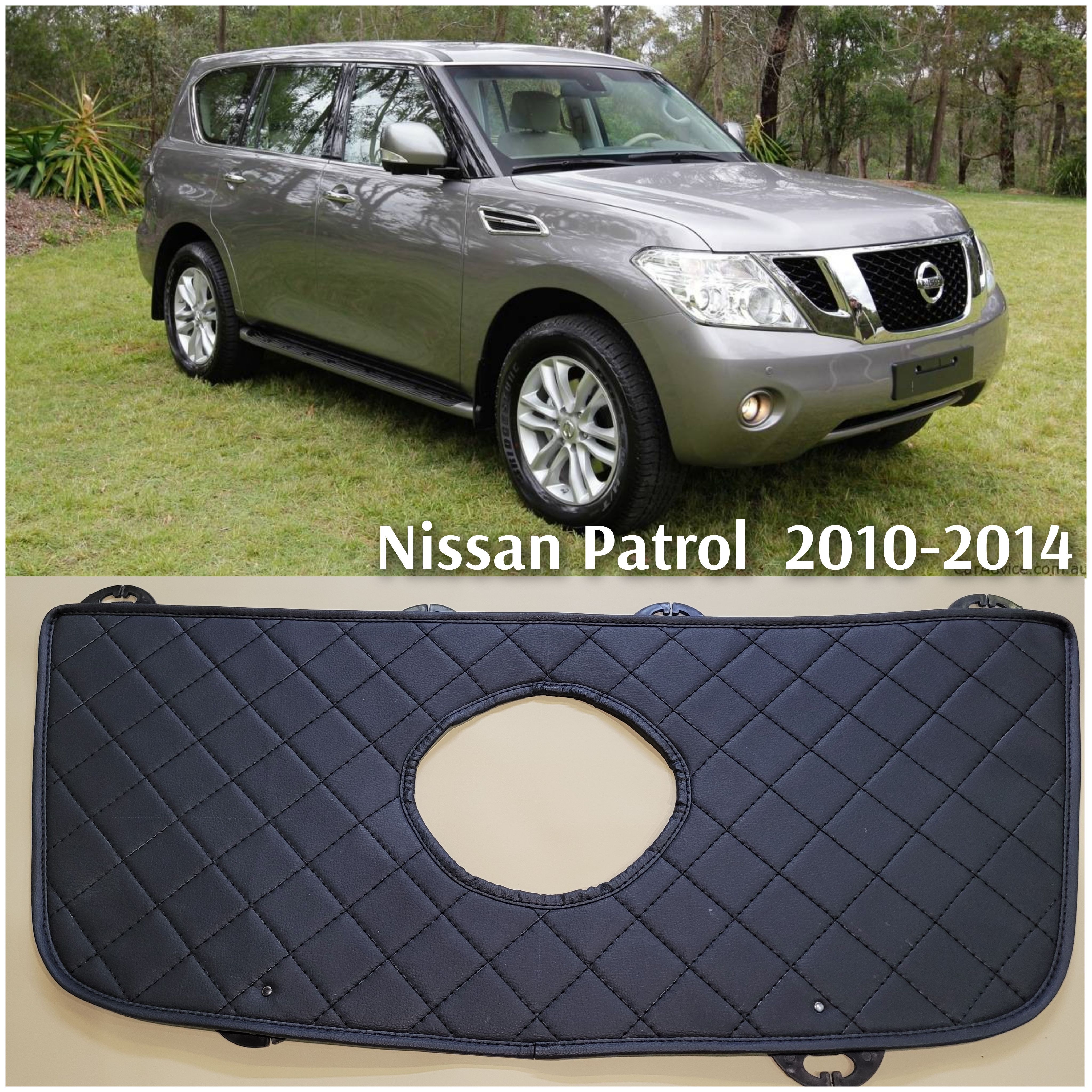 Утеплительрадиатора,арт.Dk-avto_NissanPatrol2010-2014Y62,1шт.