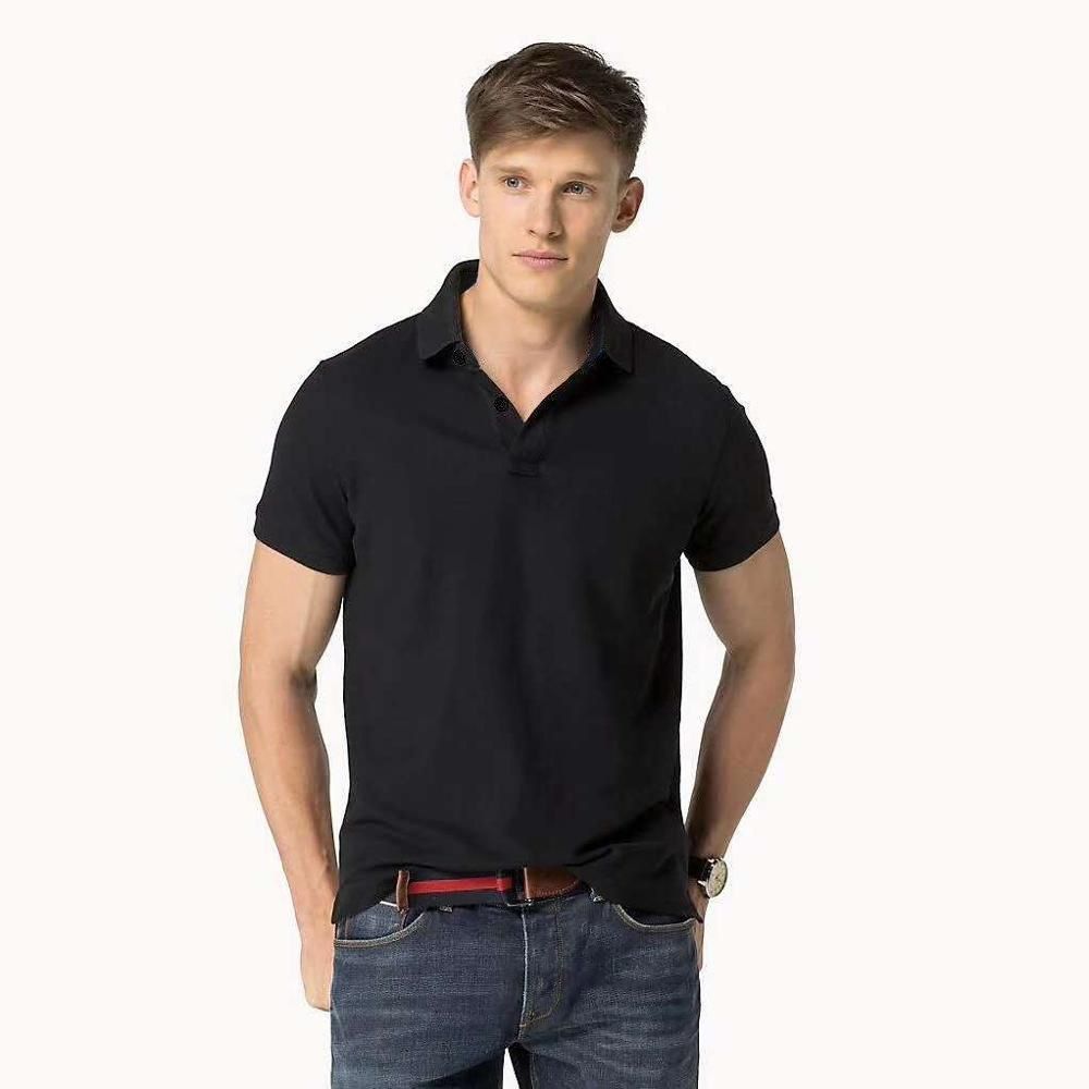 Рубашка поло мужская с коротким рукавом фото