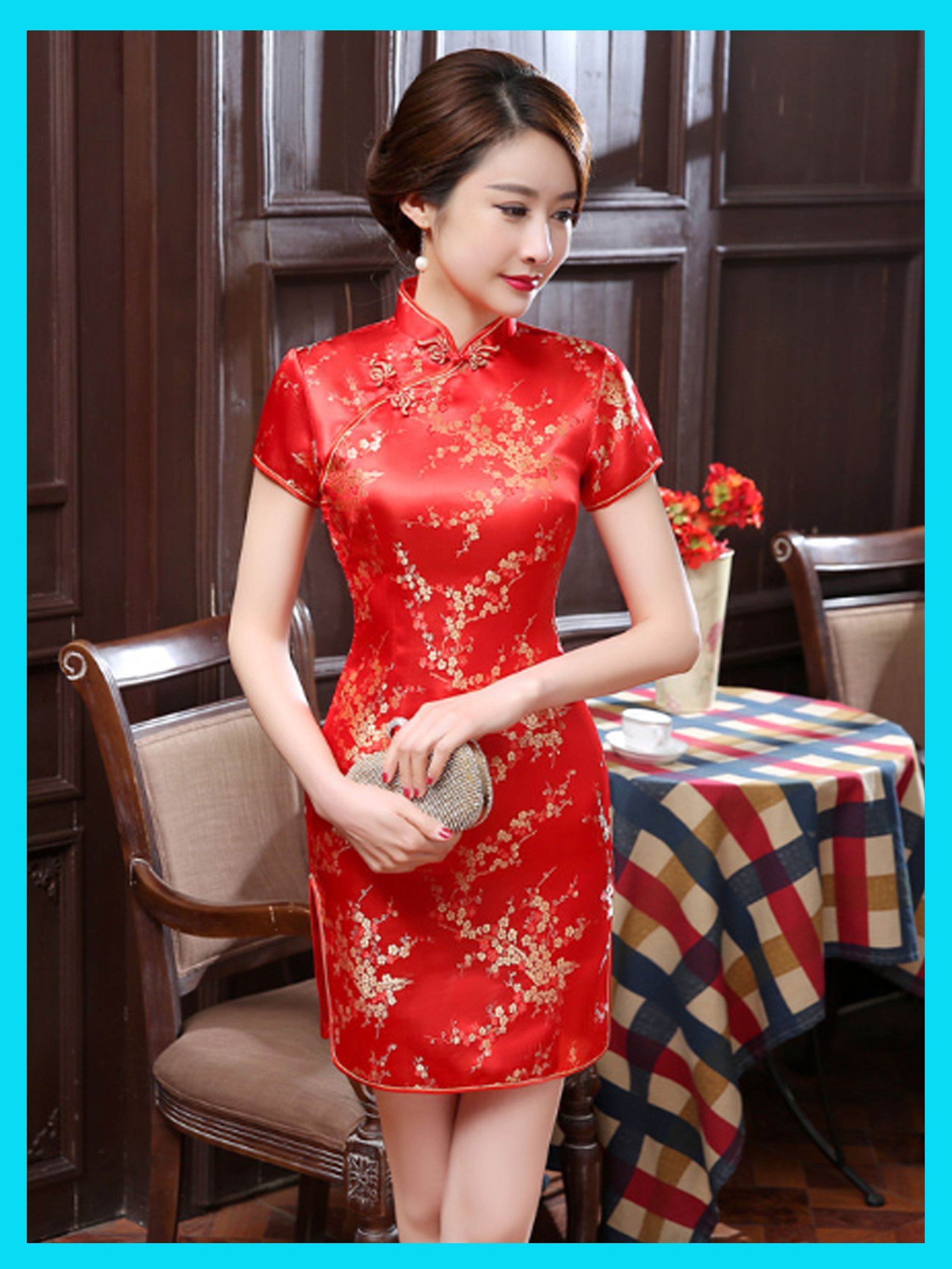 Китайское платье cheongsam qipao