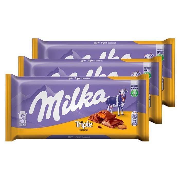 Шоколад Milka трипл Чоко, 90 г