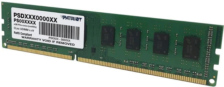 Модуль Памяти Patriot Psd38G16002 Ddr3 - 8Гб купить на OZON по низкой цене
