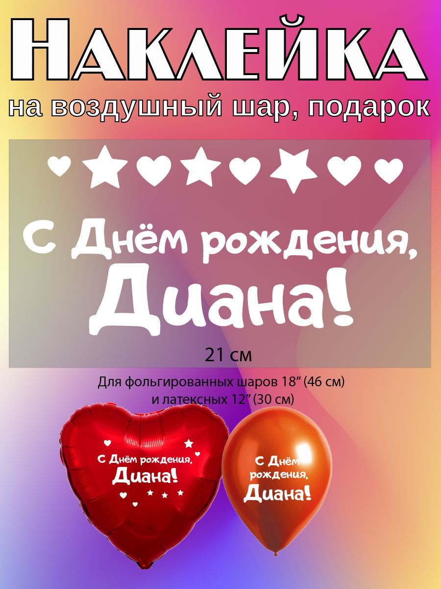 С днем рождения диана картинки