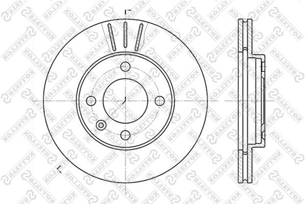 StelloxДисктормозной,арт.6020-4724V-SX;60204724VSX