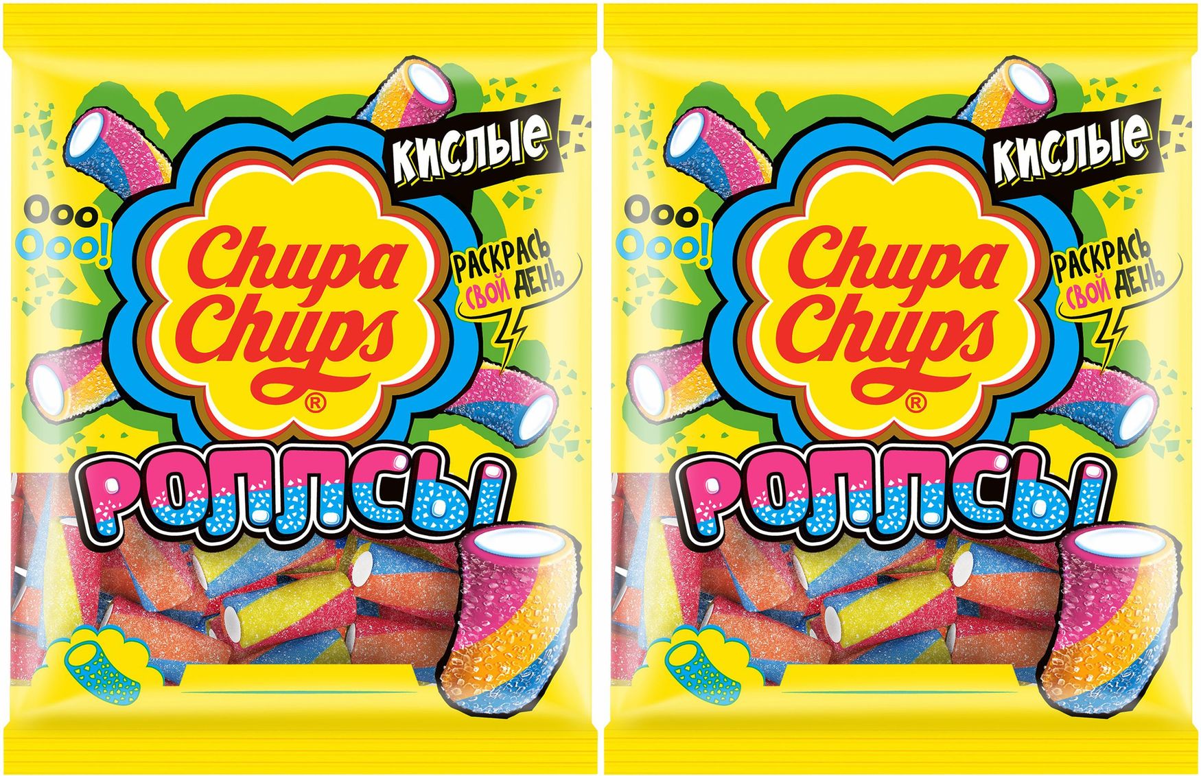 Chupa chups роллсы апельсин лимон