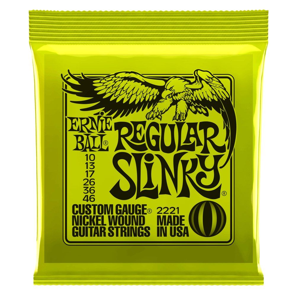 Струны для электрогитары Ernie Ball 10-46 Regular Slinky 2221