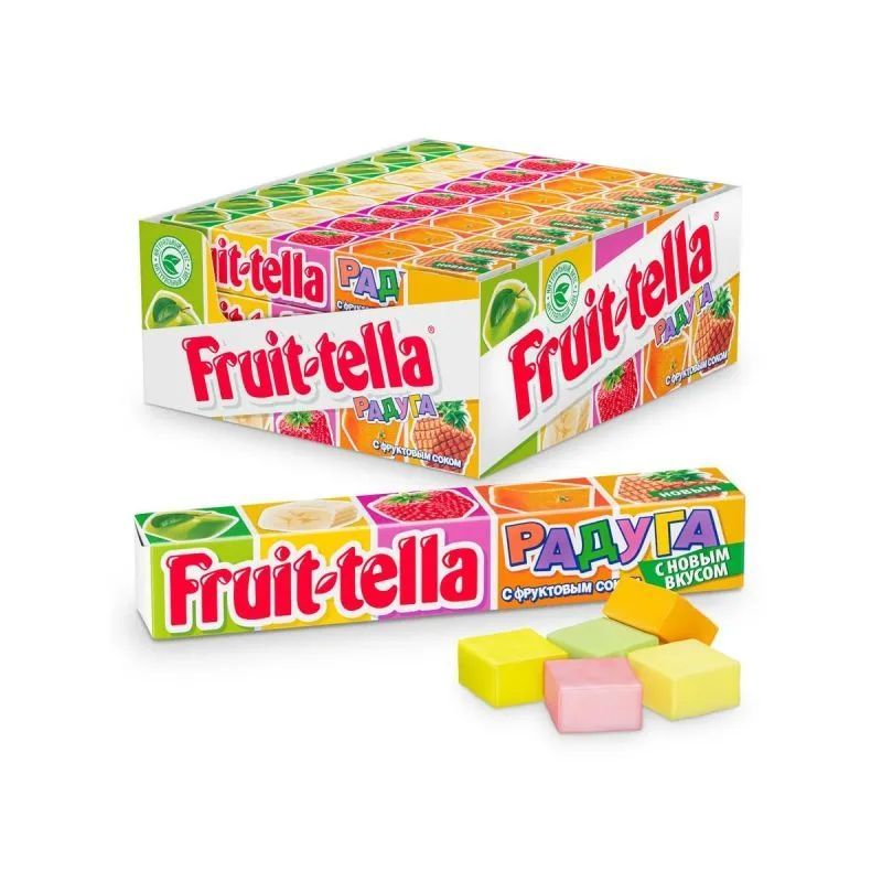 Жевательные конфеты Fruittella Радуга, 21 шт по 41 г