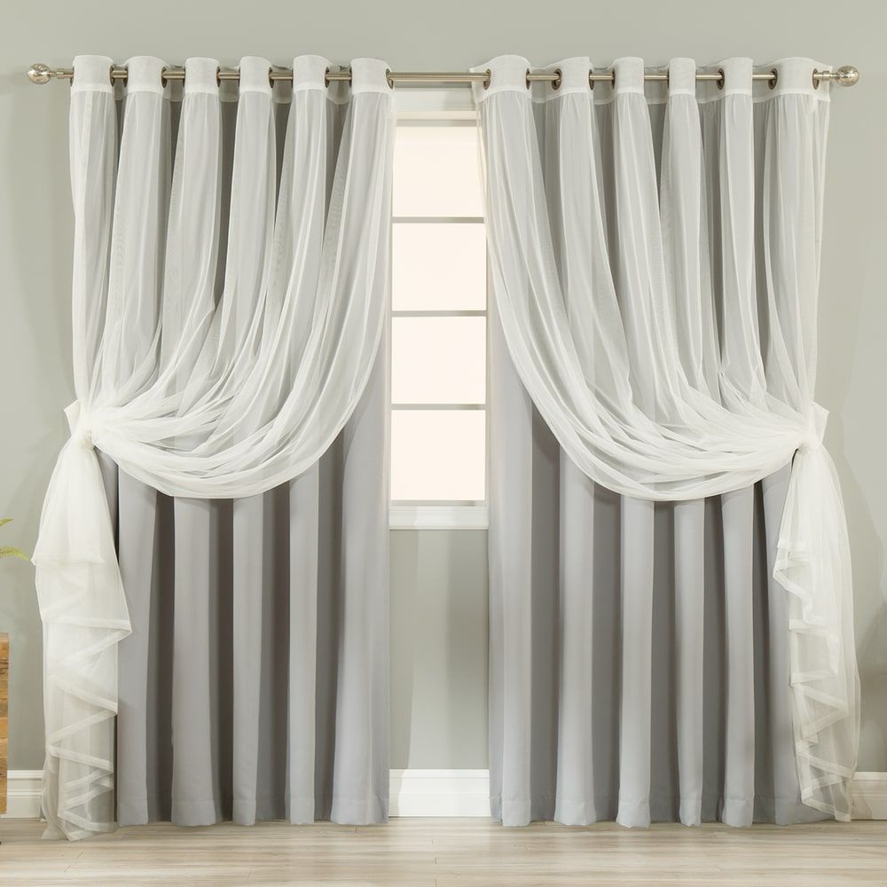 Шторы На Люверсах С Тюлью фото 22