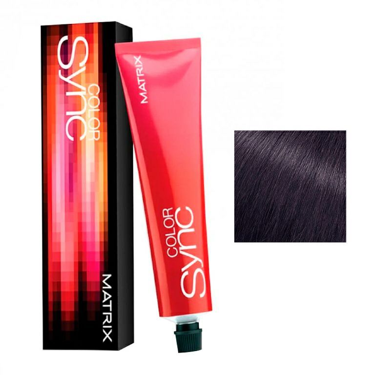 Краска для волос sync color. Матрикс color sync 7 vm. 7 vm matrix на волосах.