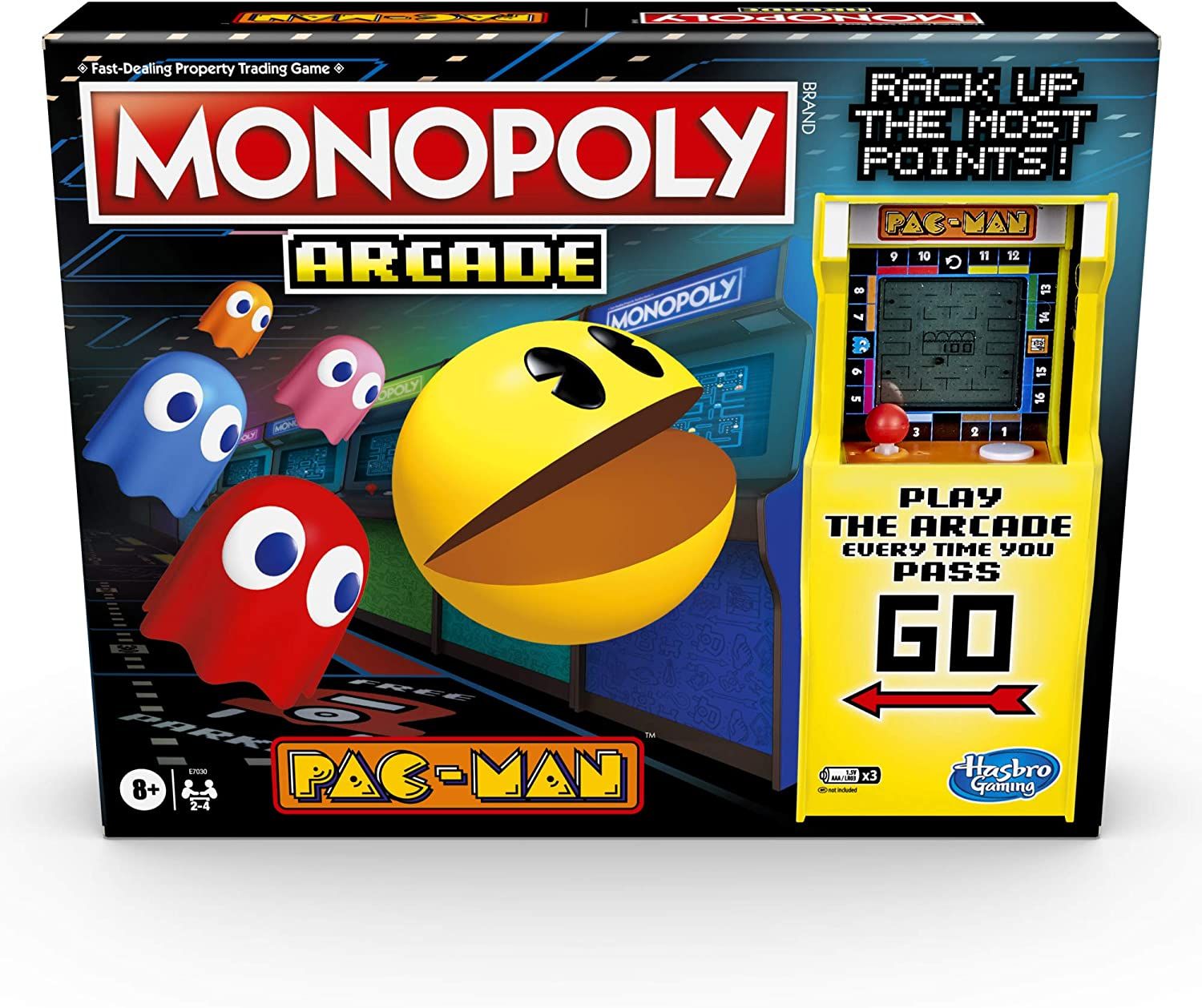 Настольная игра Monopoly Arcade Pac-Man Монополия Аркада Пакман - купить с  доставкой по выгодным ценам в интернет-магазине OZON (1039197661)