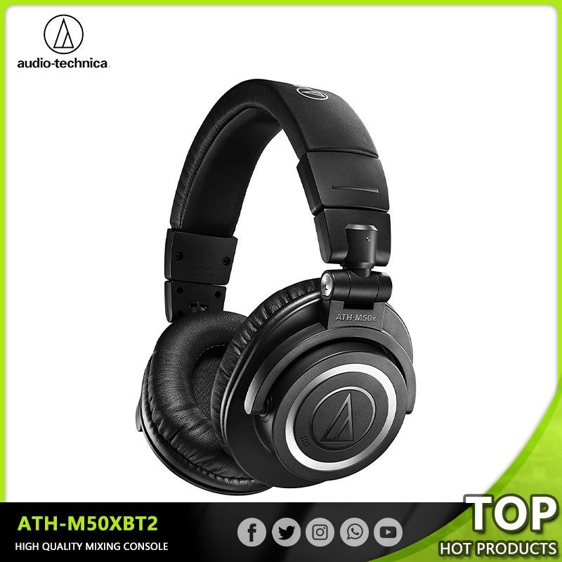 Audio-TechnicaATH-M50xГарнитурадлямониторингасBluetooth