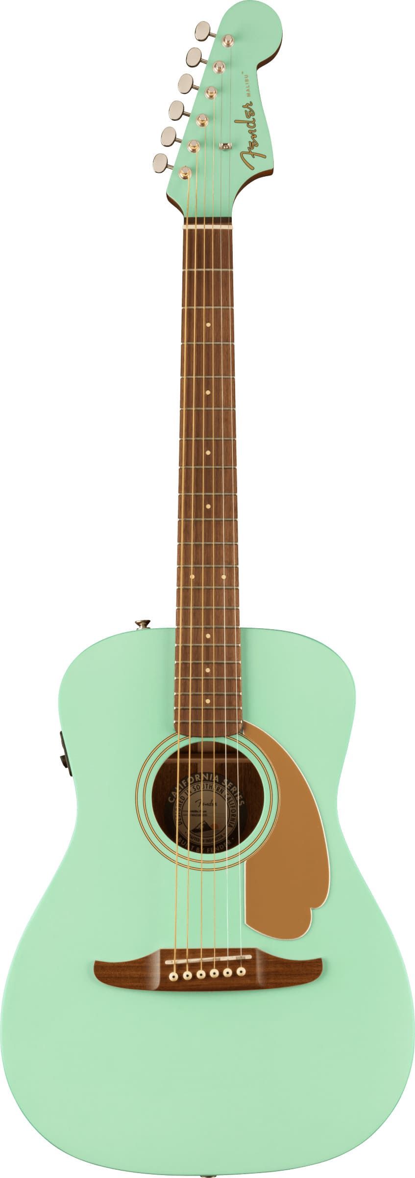 FENDERMalibuPlayerSurfGreenэлектроакустическаягитара,цветзеленый