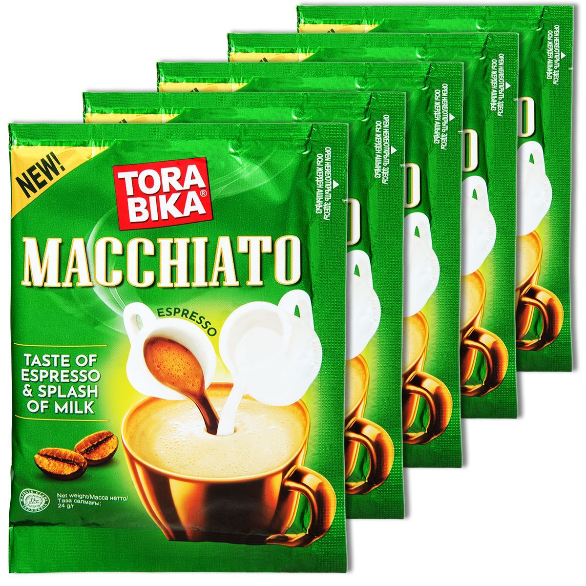 Кофе молотый в пакетиках. Кофейный напиток "Torabika" 24г Macchiato/12/20.
