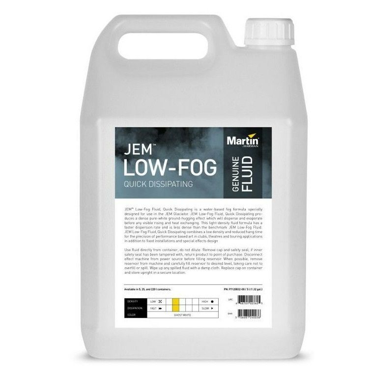 Жидкость для генераторов тяжелого дыма Martin Low-Fog Fluid