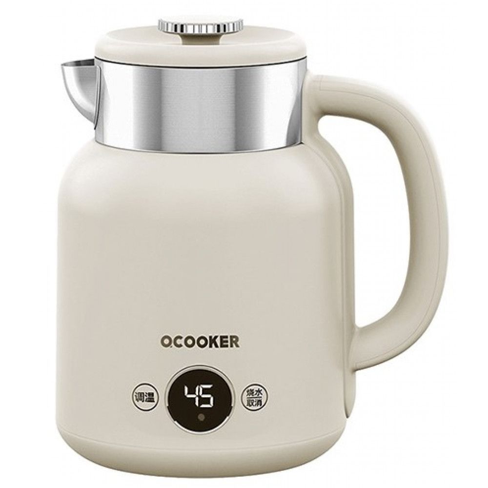 Электрический чайник Qcooker Kettle 1.5л Российская версия, бежевый