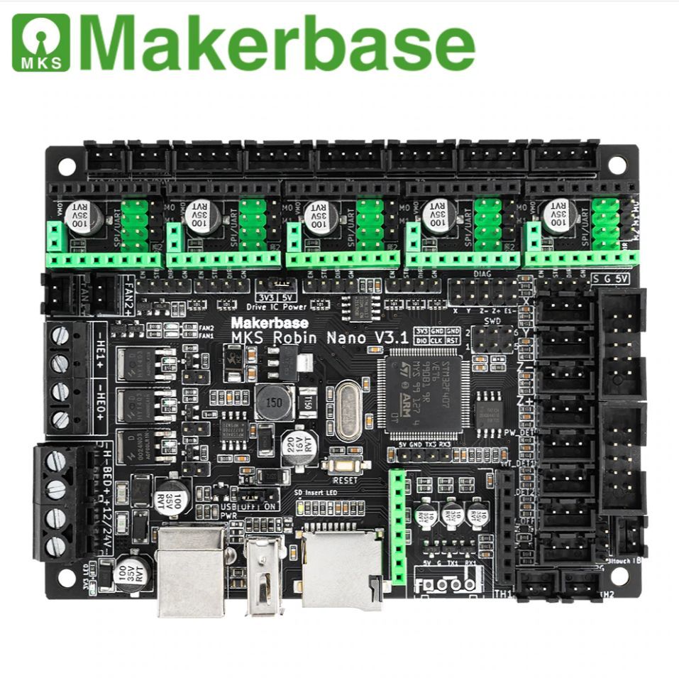 MakerbaseMKSRobinNanov3.1.МатеринскаяплатаMKSRobinNano3.1.Платадля3DпринтеровFlyingBearGhostиReborn.