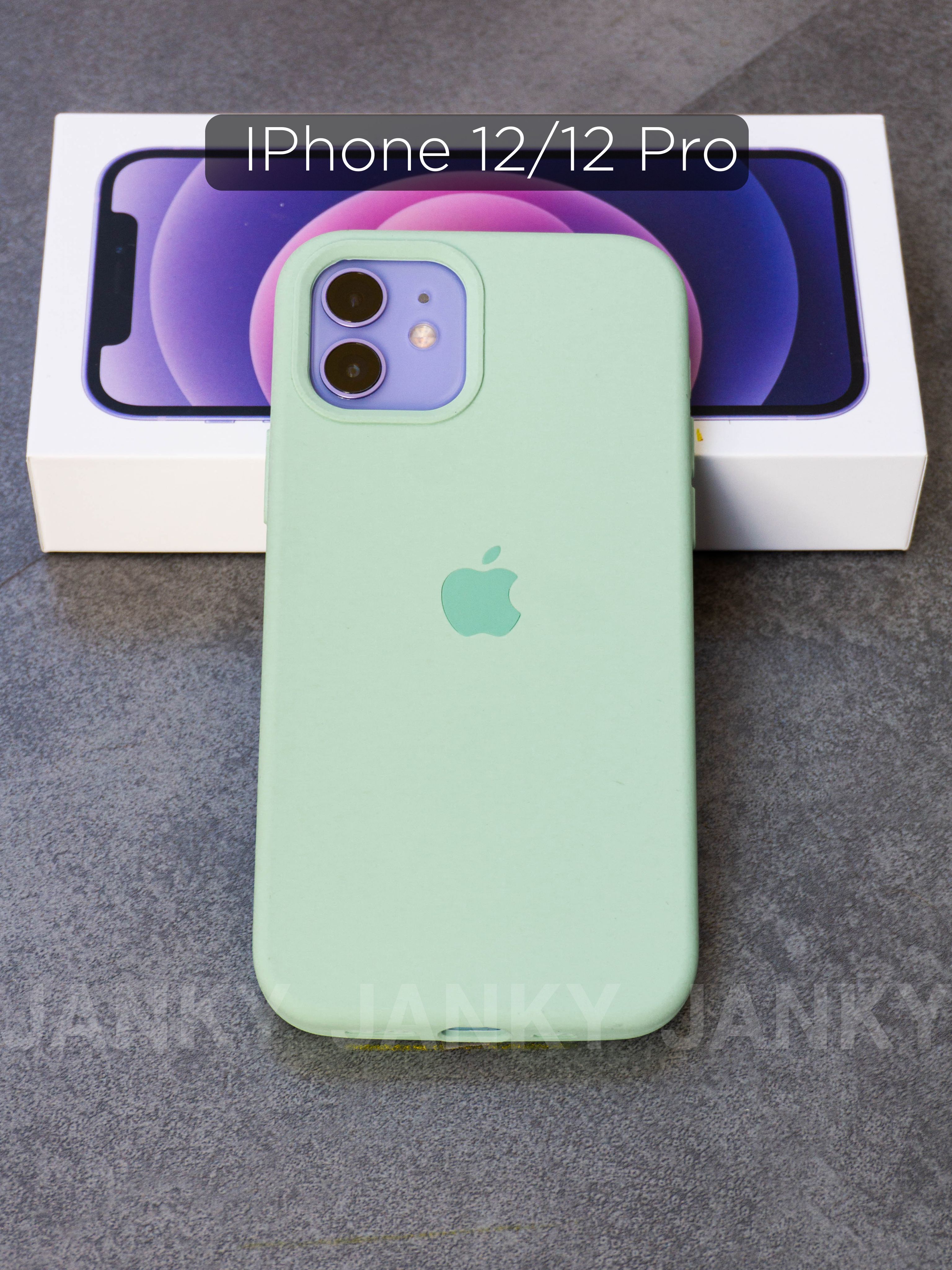 Силиконовый чехол на Айфон 12 12 Pro с логотипом / Silicone case iPhone 12  12 Pro - купить с доставкой по выгодным ценам в интернет-магазине OZON  (859960444)