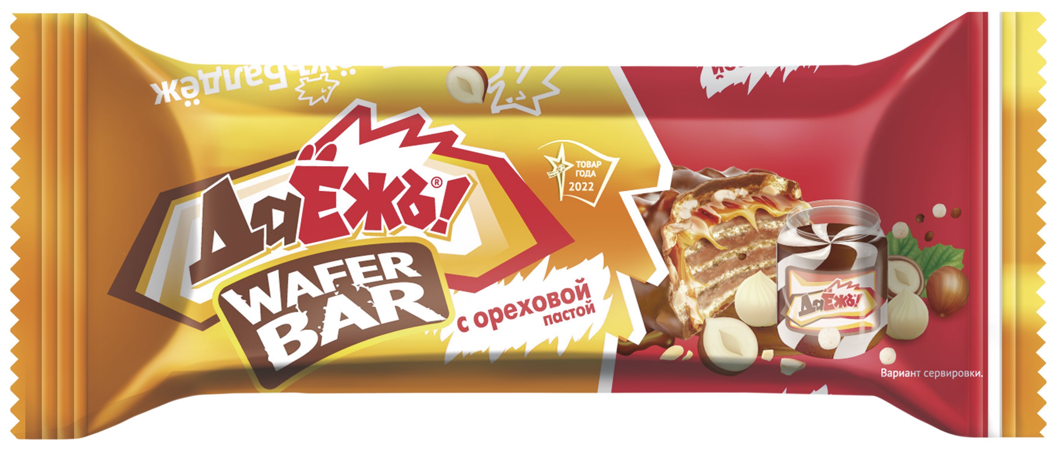 Даёжъ Wafer Bar конфеты с ореховой пастой 40 г