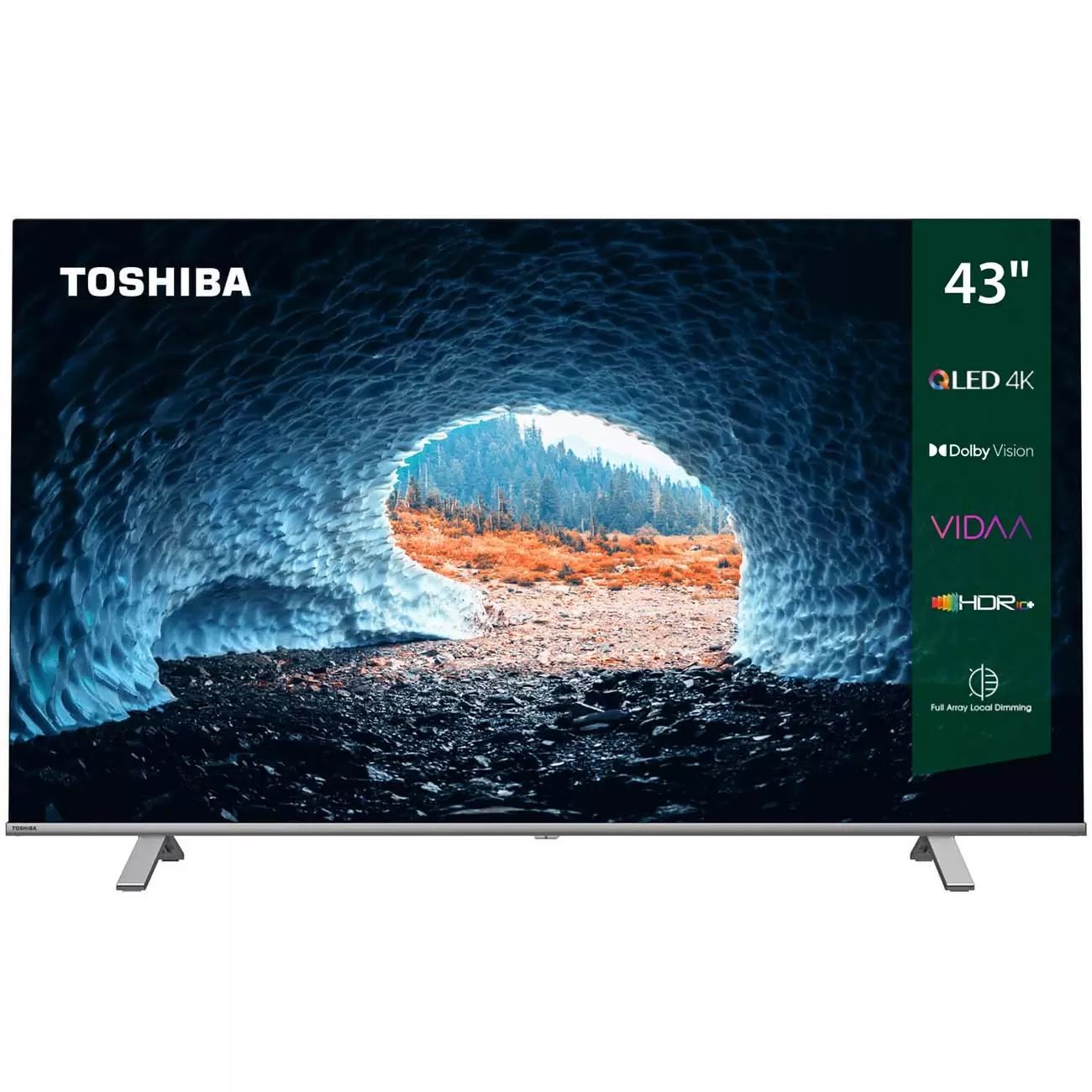 ToshibaТелевизор43"4KUHD,черный