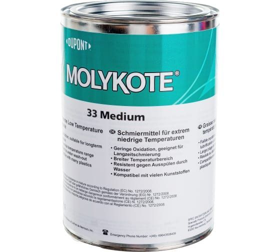 ПластичнаяморозостойкаясмазкаMOLYKOTEMEDIUM33-73C...+204C