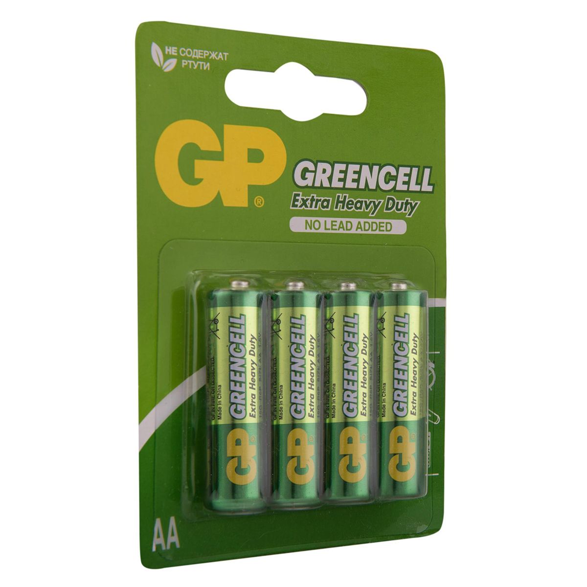 Комплектиз4-хэлементовпитанияGreencell(АА)GP15G-2CR4