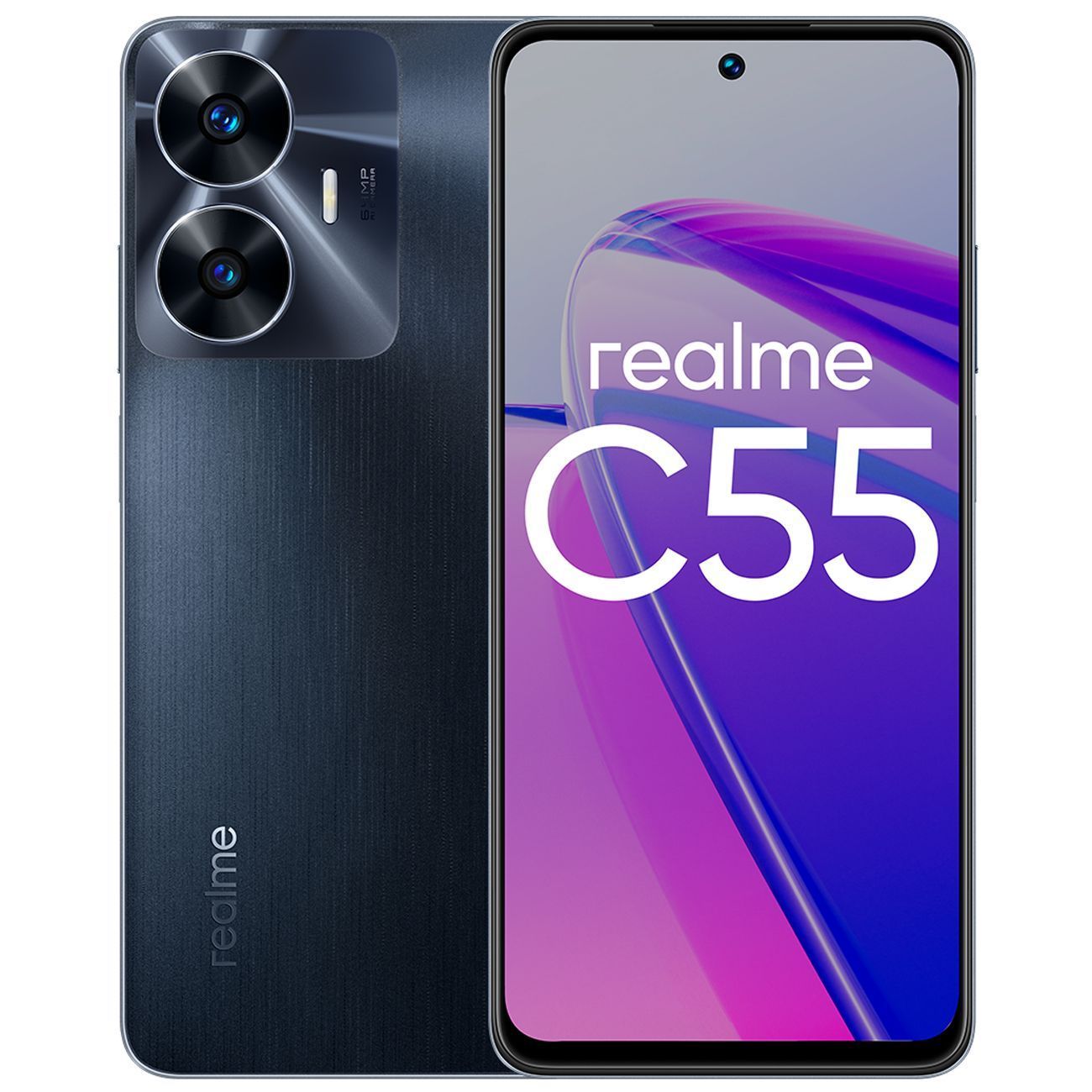 Смартфон realme C55 8/256GB Rainy Night (RMX3710) - купить по выгодной цене  в интернет-магазине OZON (1033548569)