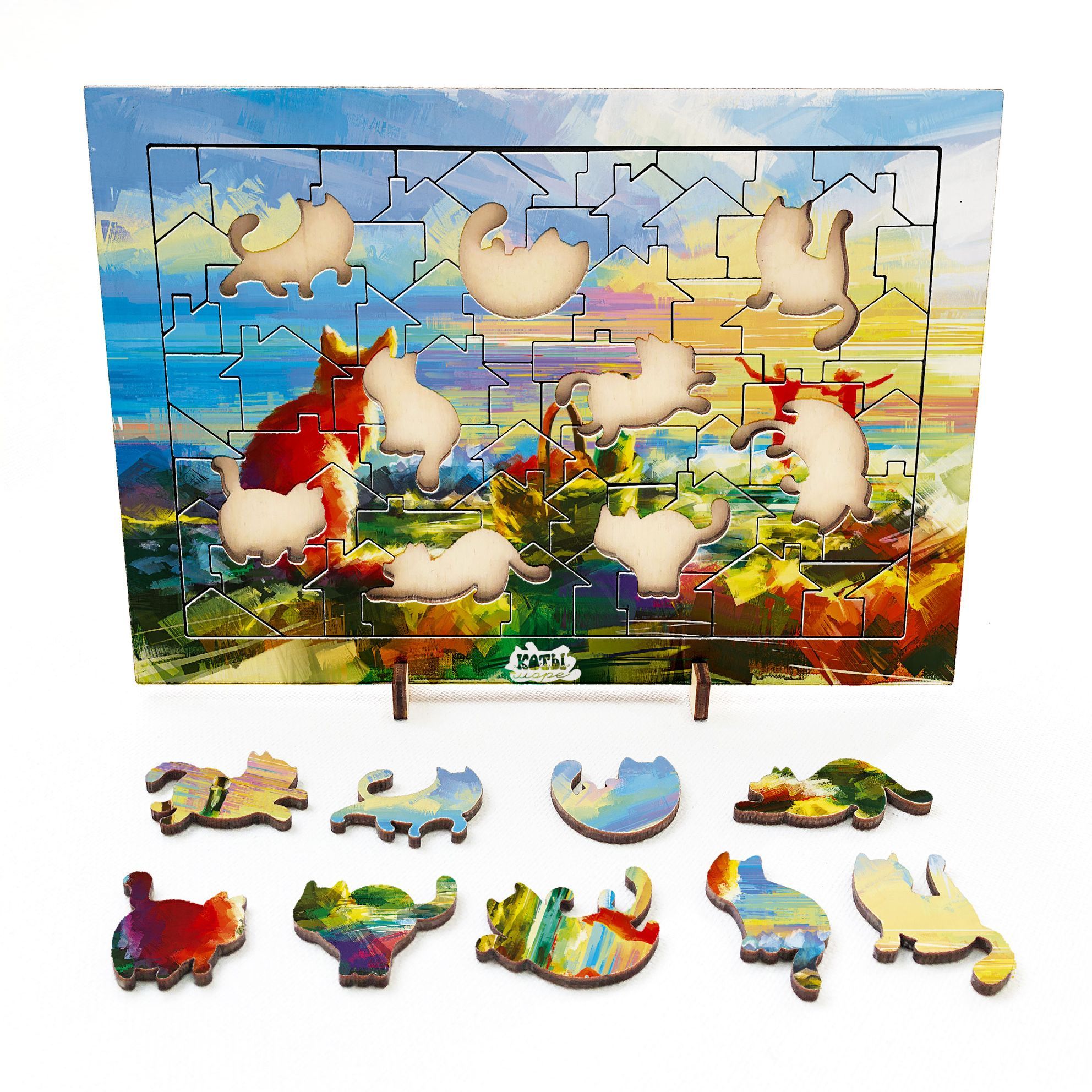 кошка с котенком пазл. пазлы котята (1000 элементов). Smile decor пазл «котодерево». пазл «котенок». Smile decor пазл коты.