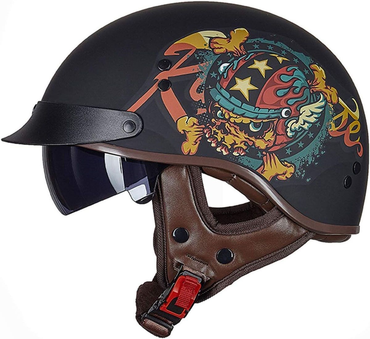 Vintage Moto Helmet