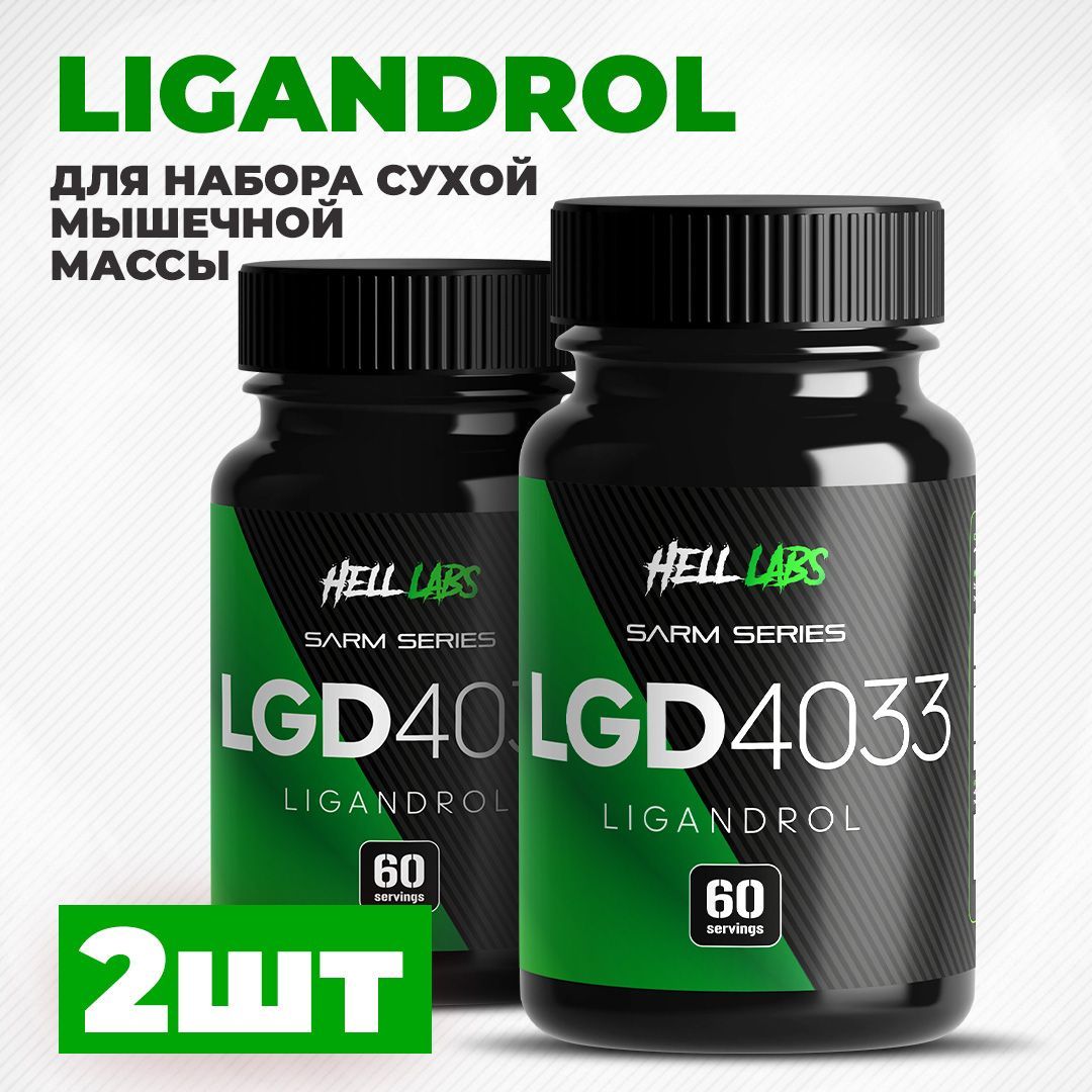 2 HELL LABS SARMs. Ligandrol LGD 4033