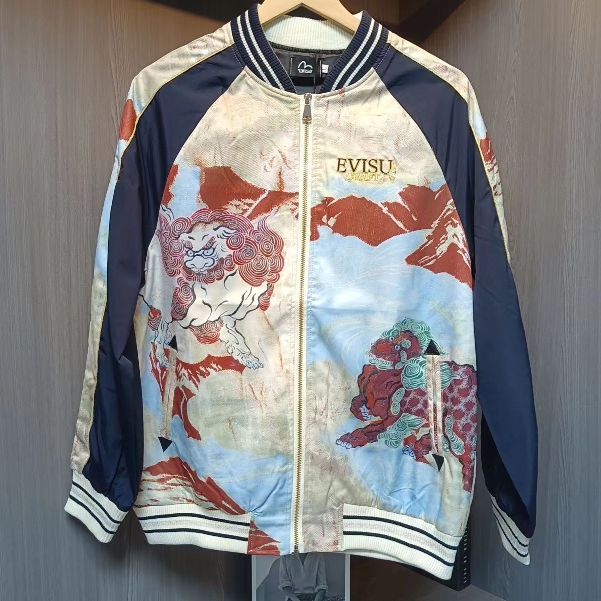 Evisu on sale bomber jacket