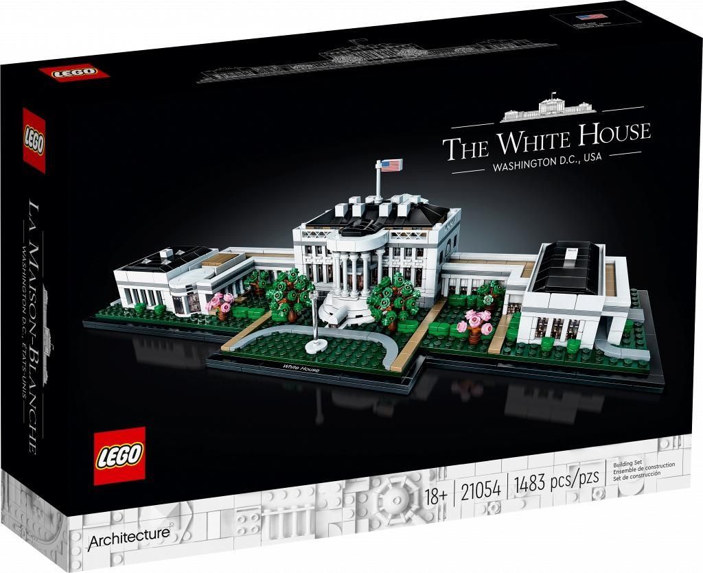 Конструктор LEGO Architecture 21054: The White House (Белый Дом) - купить с  доставкой по выгодным ценам в интернет-магазине OZON (1430161900)