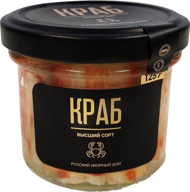 Мясо камчатского краба Русский икорный дом, первая фаланга, 125 г