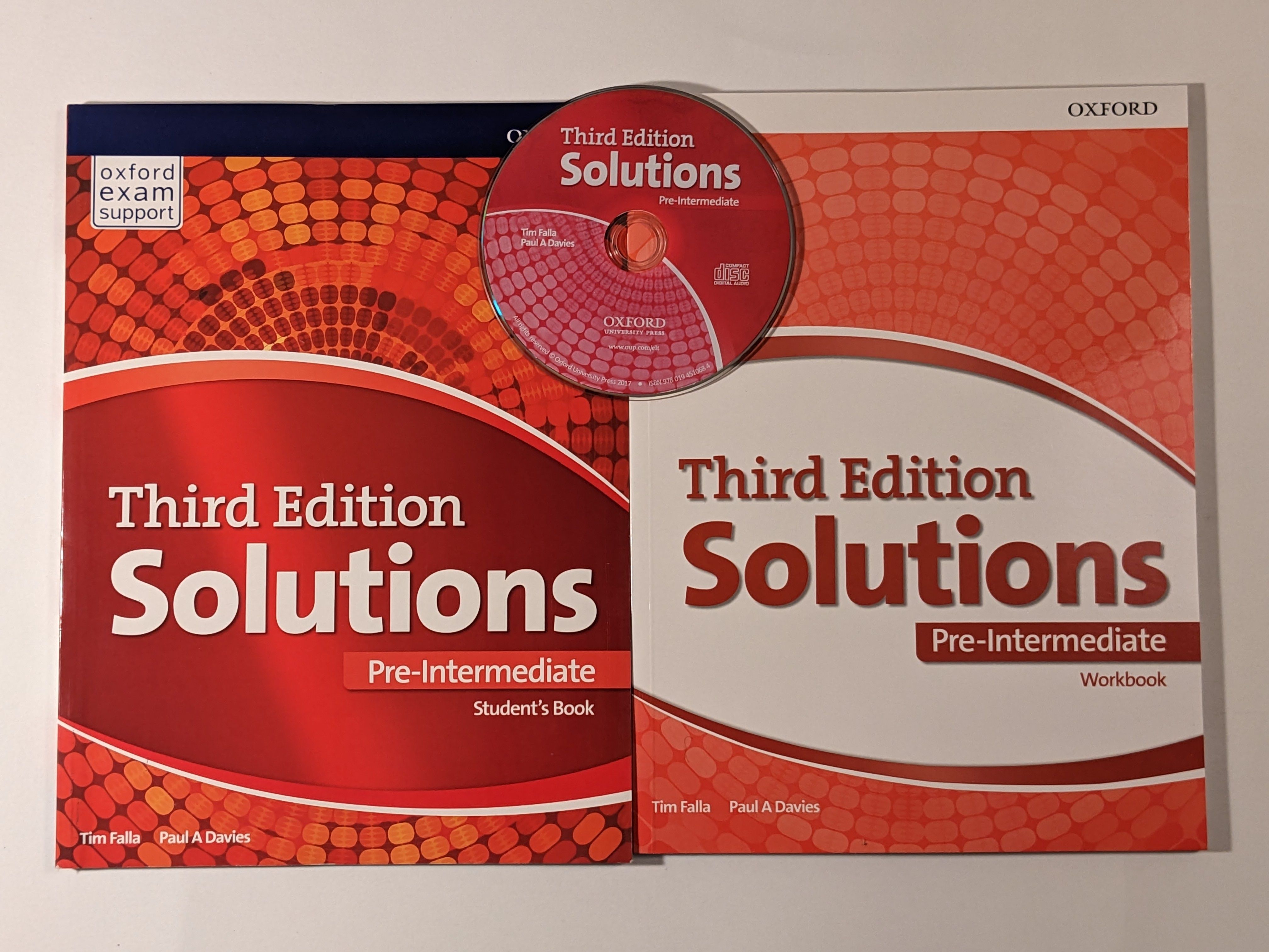 Solutions Third Edition Pre-Intermediate Student's Book and Workbook