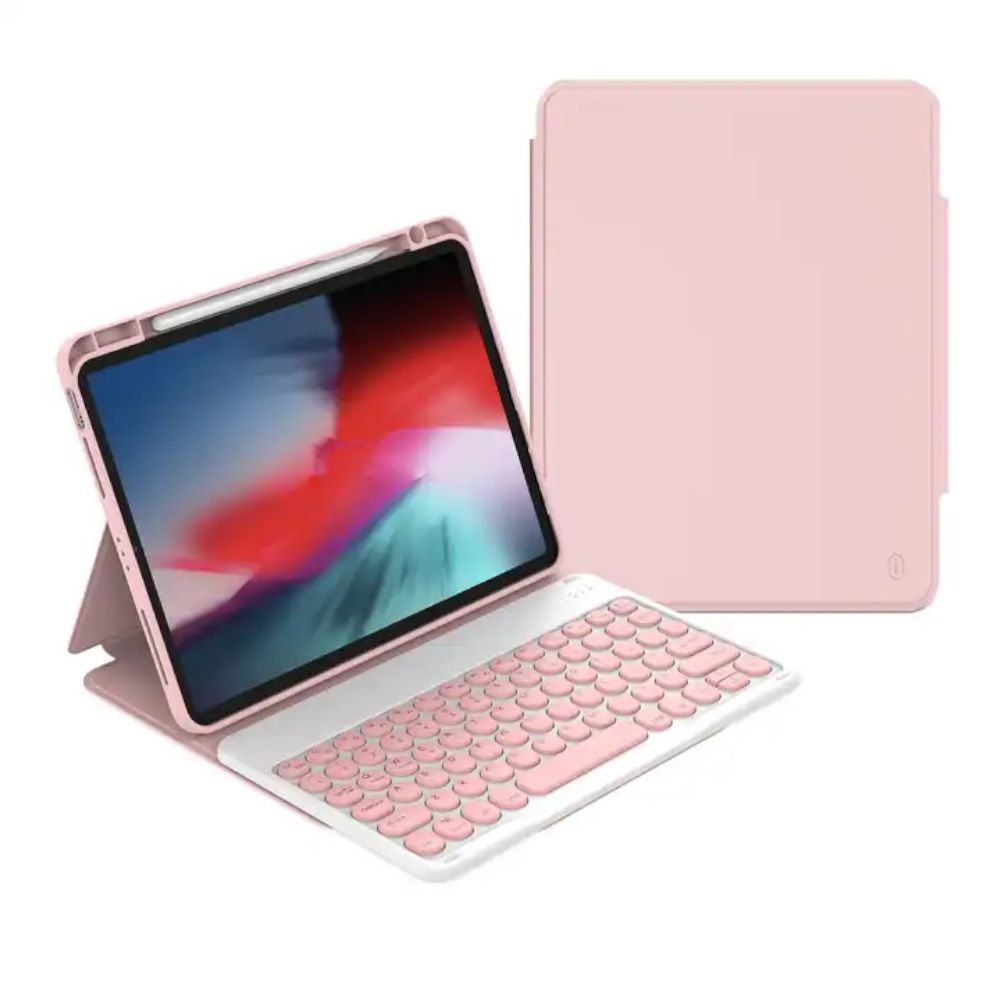 Чехол с клавиатурой для айпада WiWU Protective Keyboard на iPad 10.9 / 11  дюймов (2018-2021 года) - Розовый - купить с доставкой по выгодным ценам в  интернет-магазине OZON (1250963436)