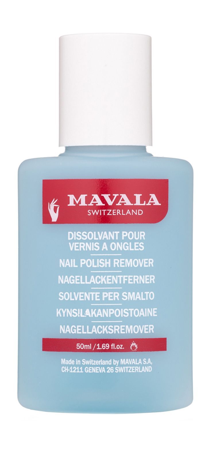 Жидкость для снятия лака MAVALA NAIL POLISH REMOVER Blue объём 50мл, Швейцария - 1шт