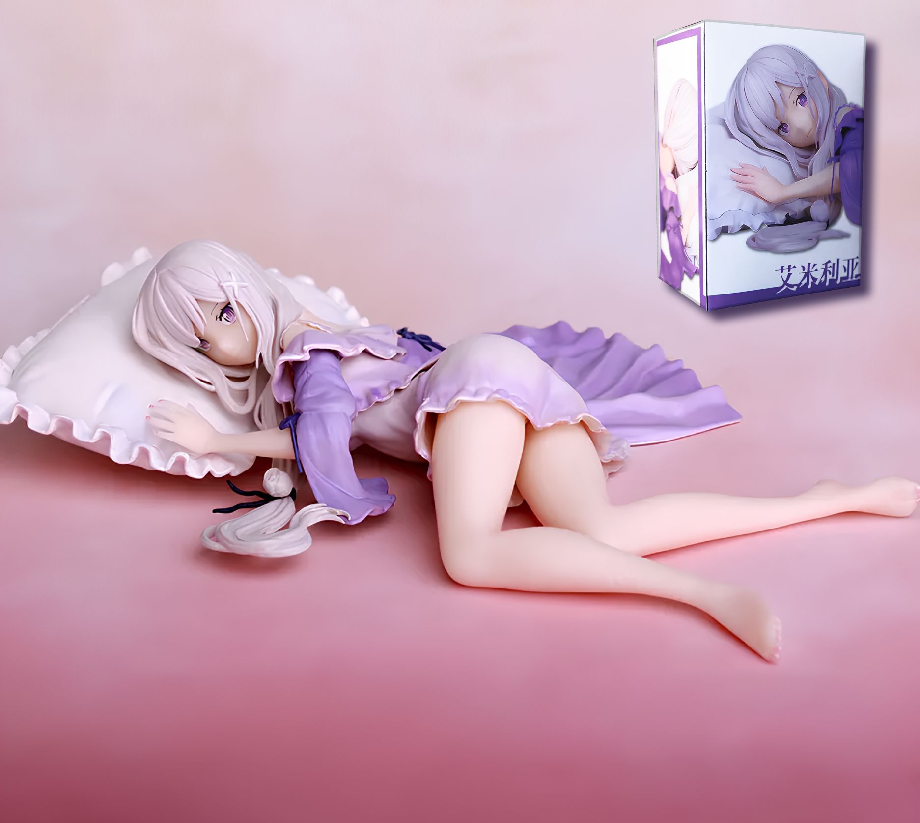 ФигуркаRe:ZeroЖизньснулявальтернативноммиреЭмилия+Пак/Emilia(19см)