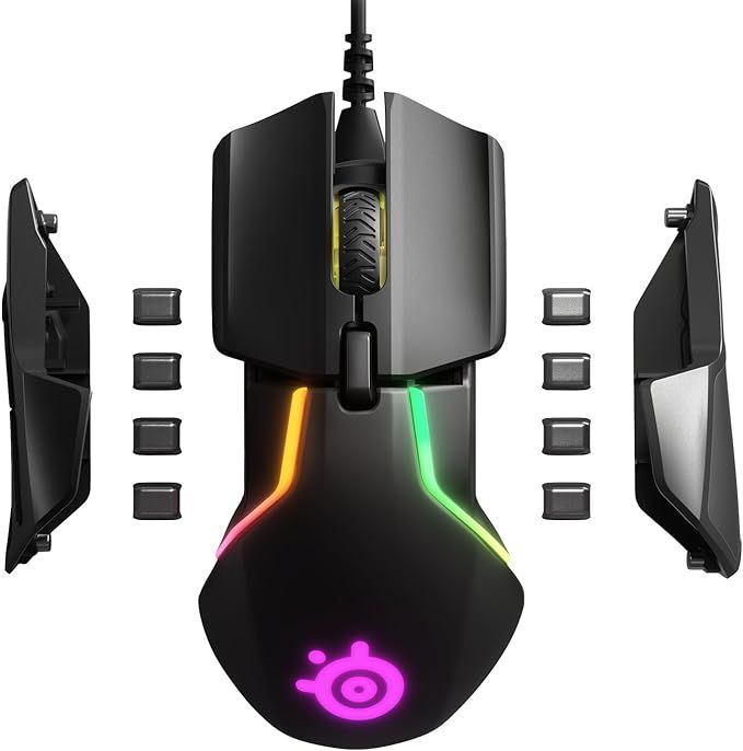 SteelSeriesМышьбеспроводнаяSteelSeries-Rival600Wired,черный