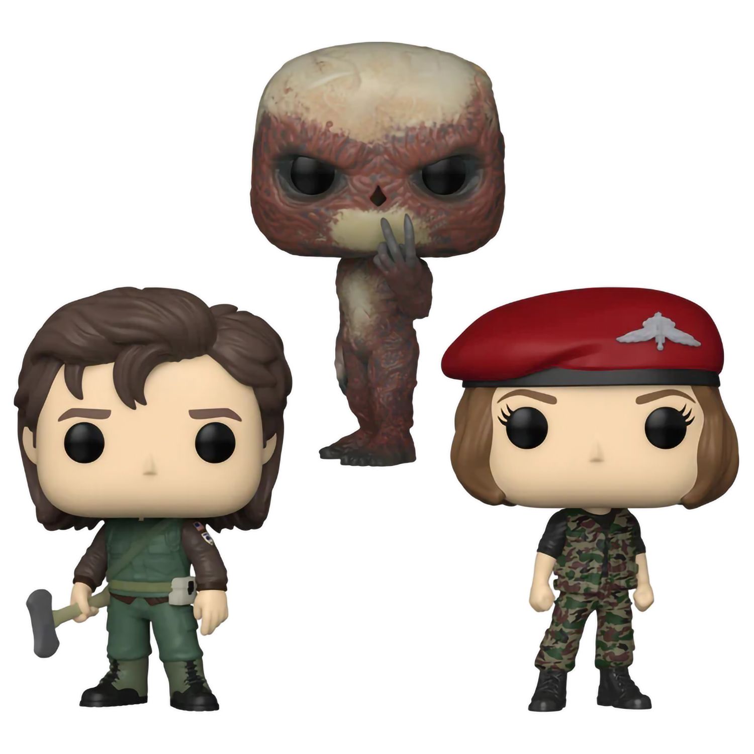 Фигурка Funko POP! TV Stranger Things S4 Hunter Robin Steve Vecna 3PK /  Фанко ПОП по мотивам сериала Очень Странные дела 3 шт. набор - купить с  доставкой по выгодным ценам в интернет-магазине OZON (1280980611)