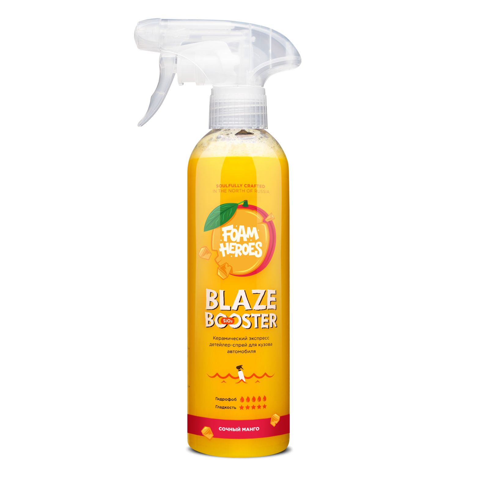 Керамический детейлер-спрей Foam Heroes Blaze Booster Mango, 500мл