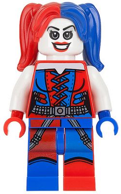 Lego Harley Quinn Blue and Red Hands and Pigtails sh260 OZON 1297007675