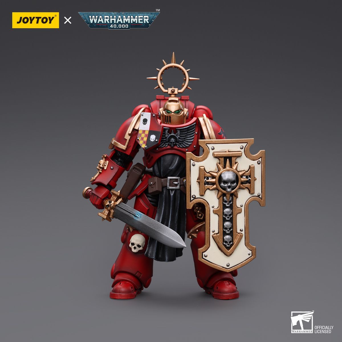 ПодвижнаяфигуркаJOYTOYWarhammer40K1/18PrimarisSpaceMarinesBloodAngelsBladeguardVeteran