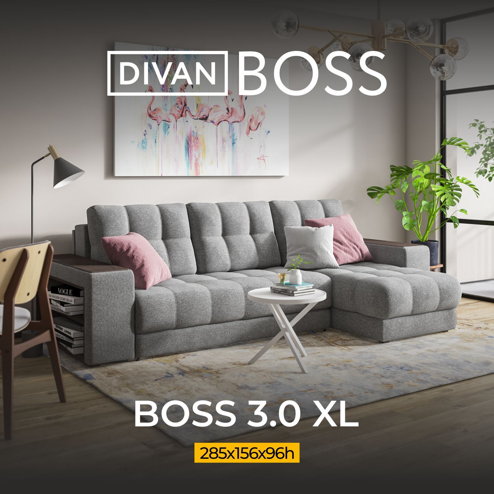 Угловой Диван Boss Xl – купить в интернет-магазине OZON по низкой цене