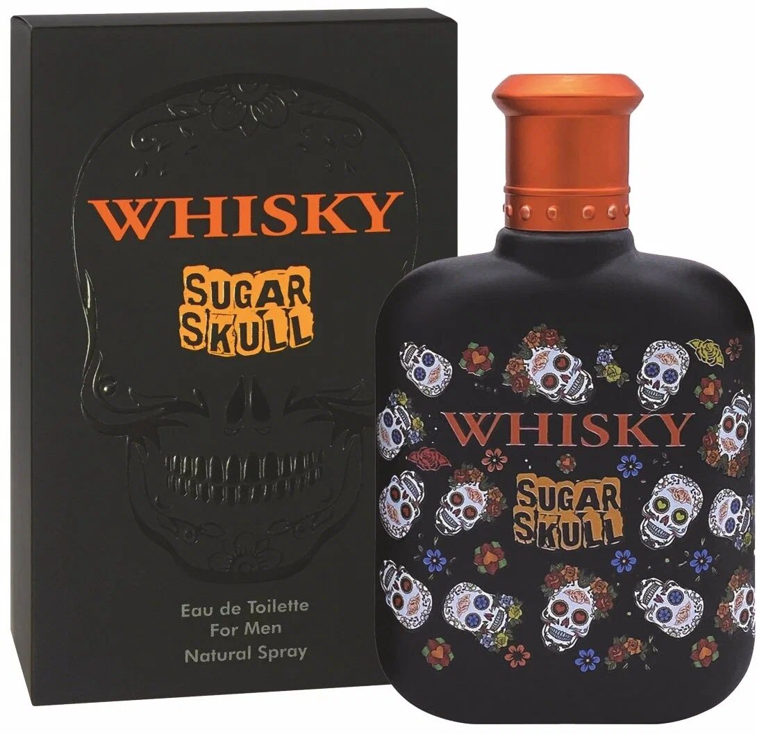 EvaflorТуалетнаяводаWhiskySugarSkull100мл