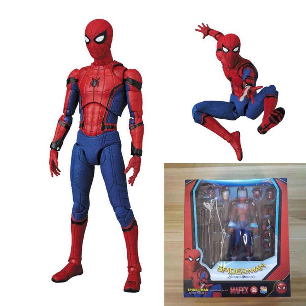 фигурка Человек-паук Marvel SPIDER-MAN возвращения домой 1,5 версия 15 см -  купить с доставкой по выгодным ценам в интернет-магазине OZON (1328681404)