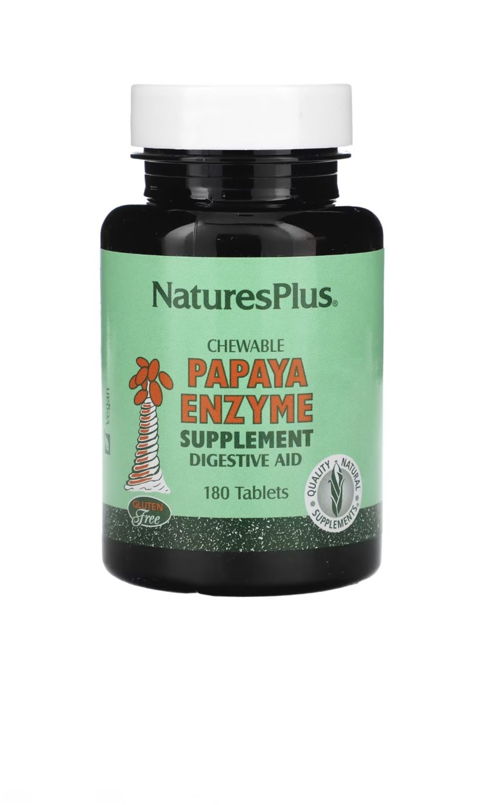 Папайя Энзим NATURESPLUS Chewable Papaya Enzyme 180 жевательных таблеток